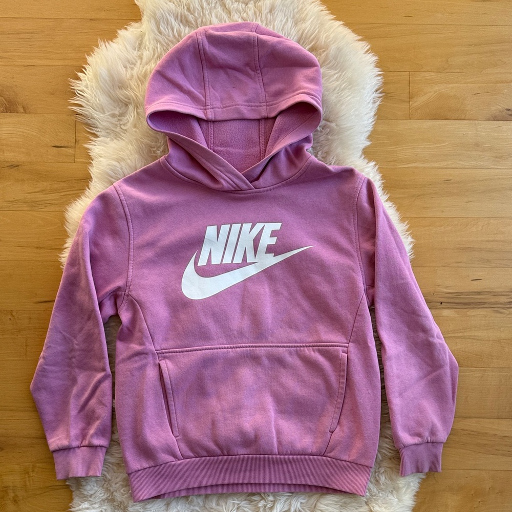 Nike Kids Pink Hoodie, size Medium